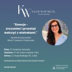 Klubu Wsparcia Psychicznego – “Emocje – zrozumieć i przestać walczyć z wiatrakami.”